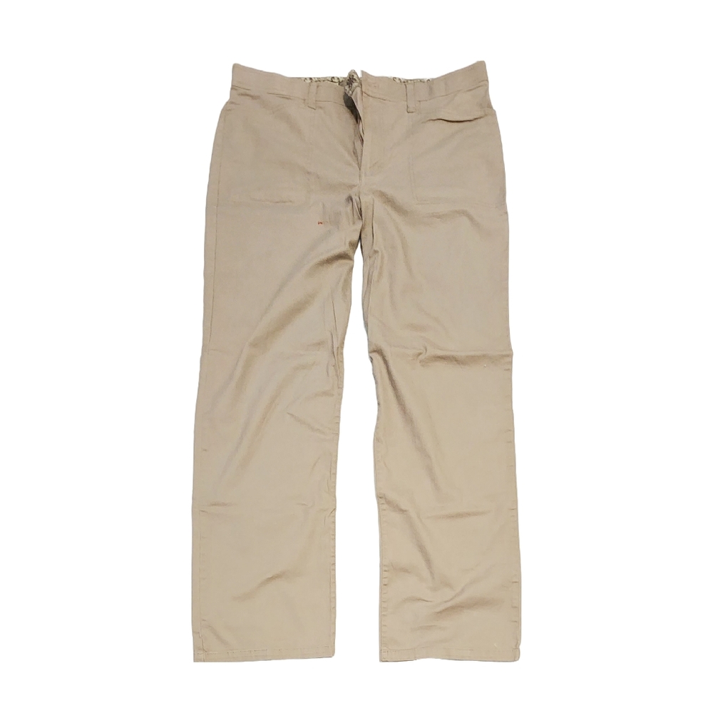 Gloria Vanderbilt Khakis Pants Beige Denim Size 14